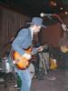 George zoomin' on his fretboard...